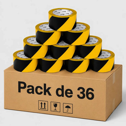 Cinta Demarcatoria Lavoro 33m x5cm x36 Rollos