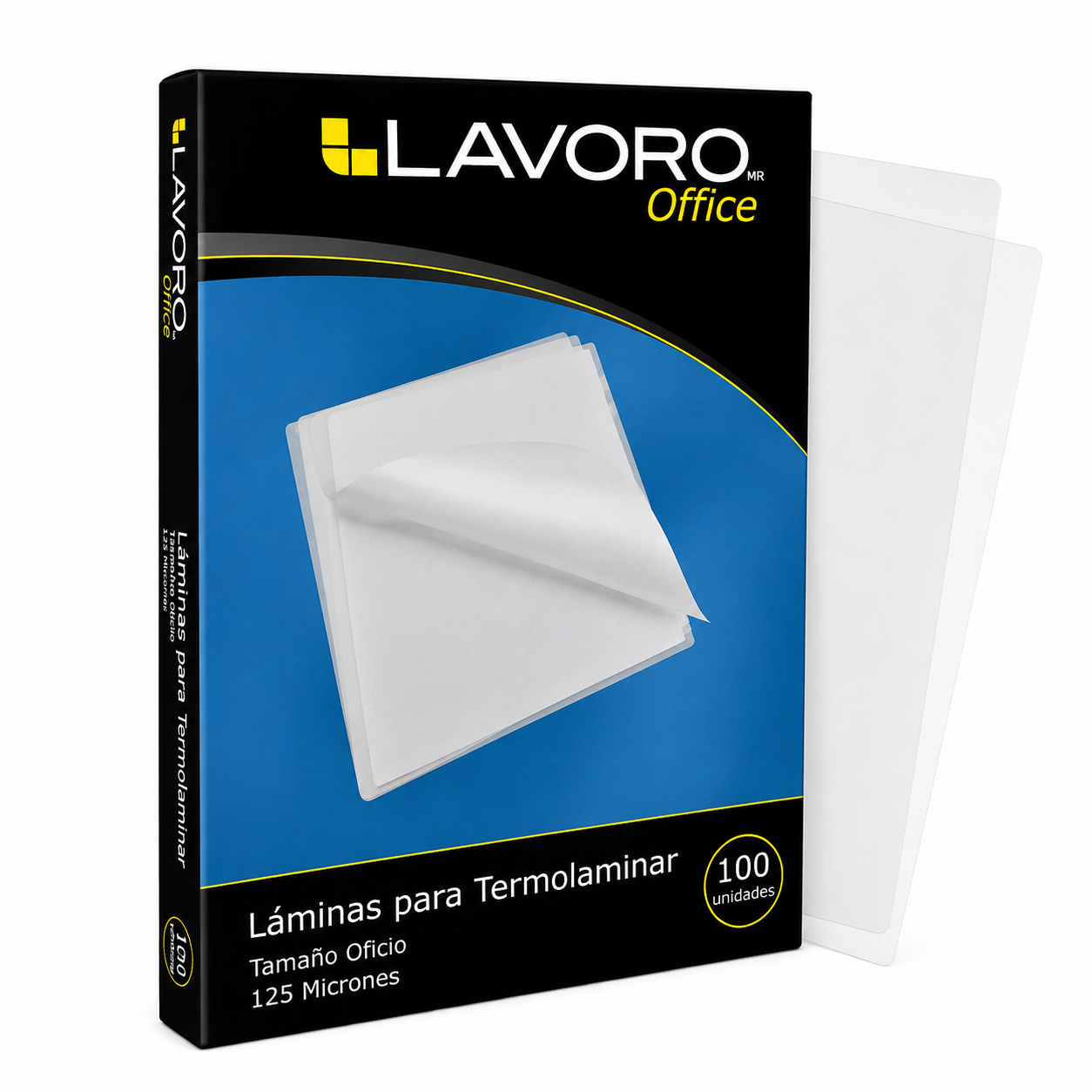 Láminas Termolaminar Oficio Lavoro 125 Mic x100