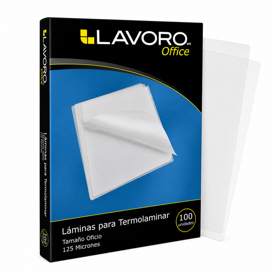 Láminas Termolaminar Oficio Lavoro 125 Mic x100