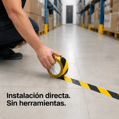 Cinta Demarcatoria Lavoro 33m x5cm x36 Rollos