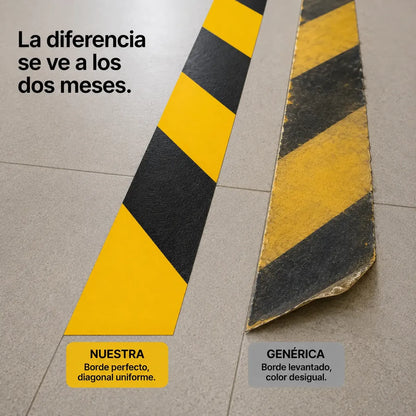 Cinta Demarcatoria Lavoro 33m x5cm x3 Rollos