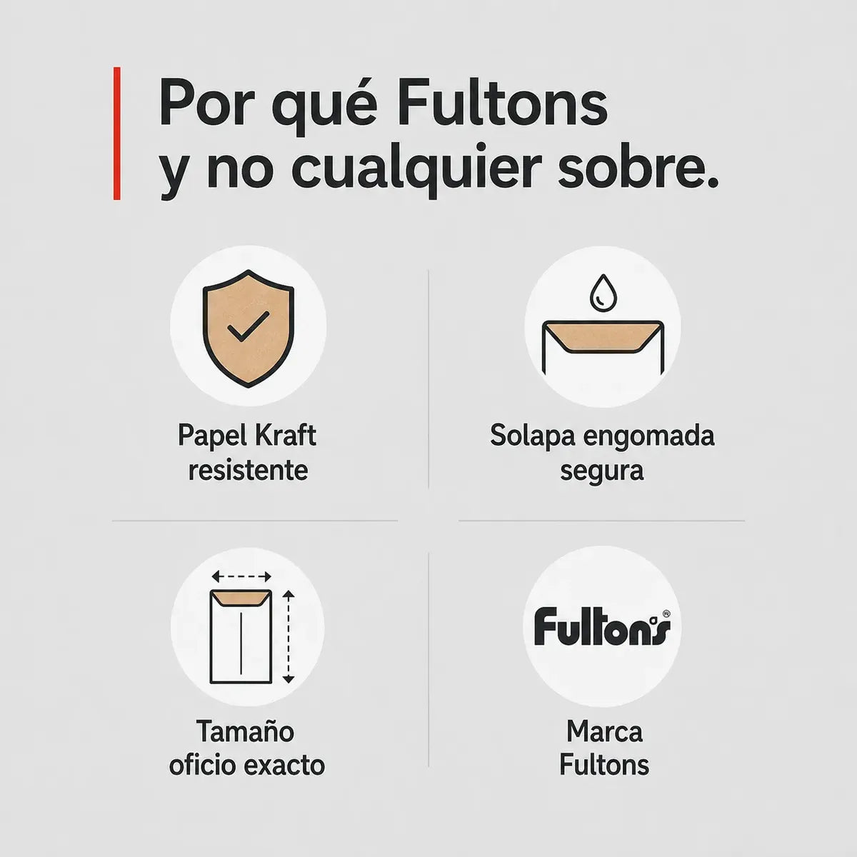 Sobres Saco Oficio Kraft 80gr x100