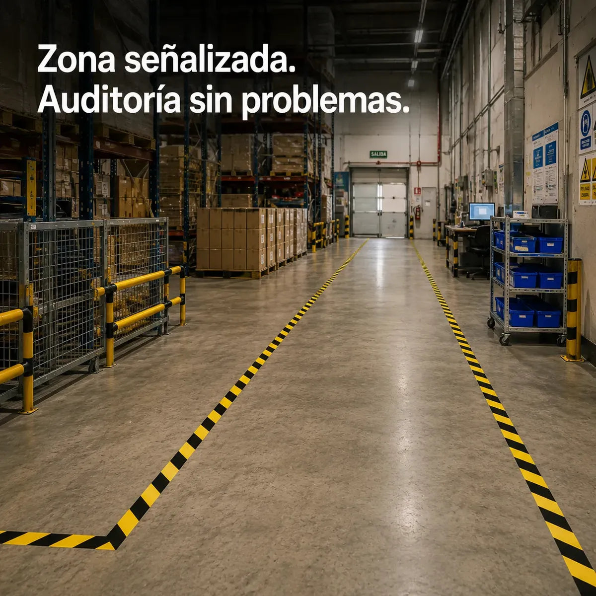 Cinta Demarcatoria Lavoro 33m x5cm x3 Rollos