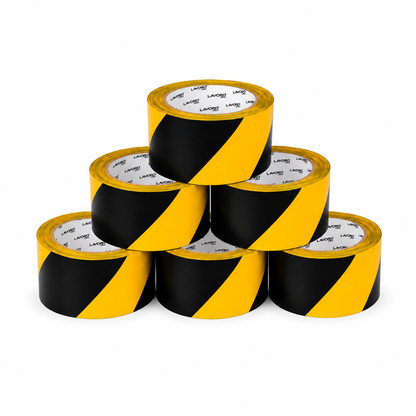 Cinta Demarcatoria Lavoro 33m x5cm x6 Rollos