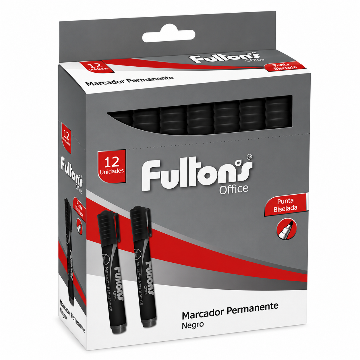 Plumones Permanentes Fultons x12