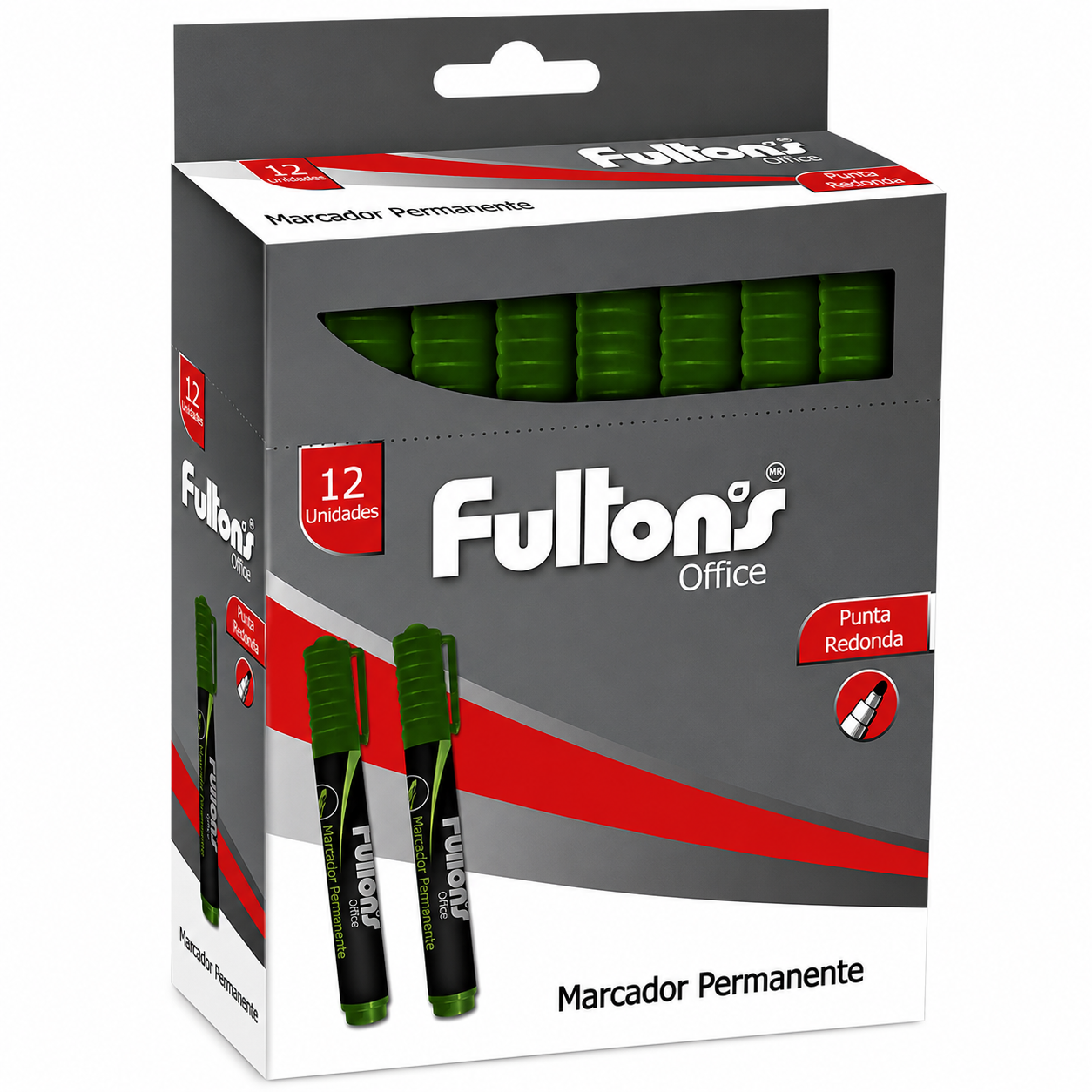 Plumones Permanentes Fultons x12