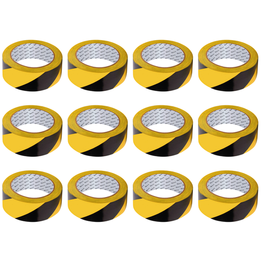Cinta Demarcatoria Lavoro 33m x5cm x12 Rollos