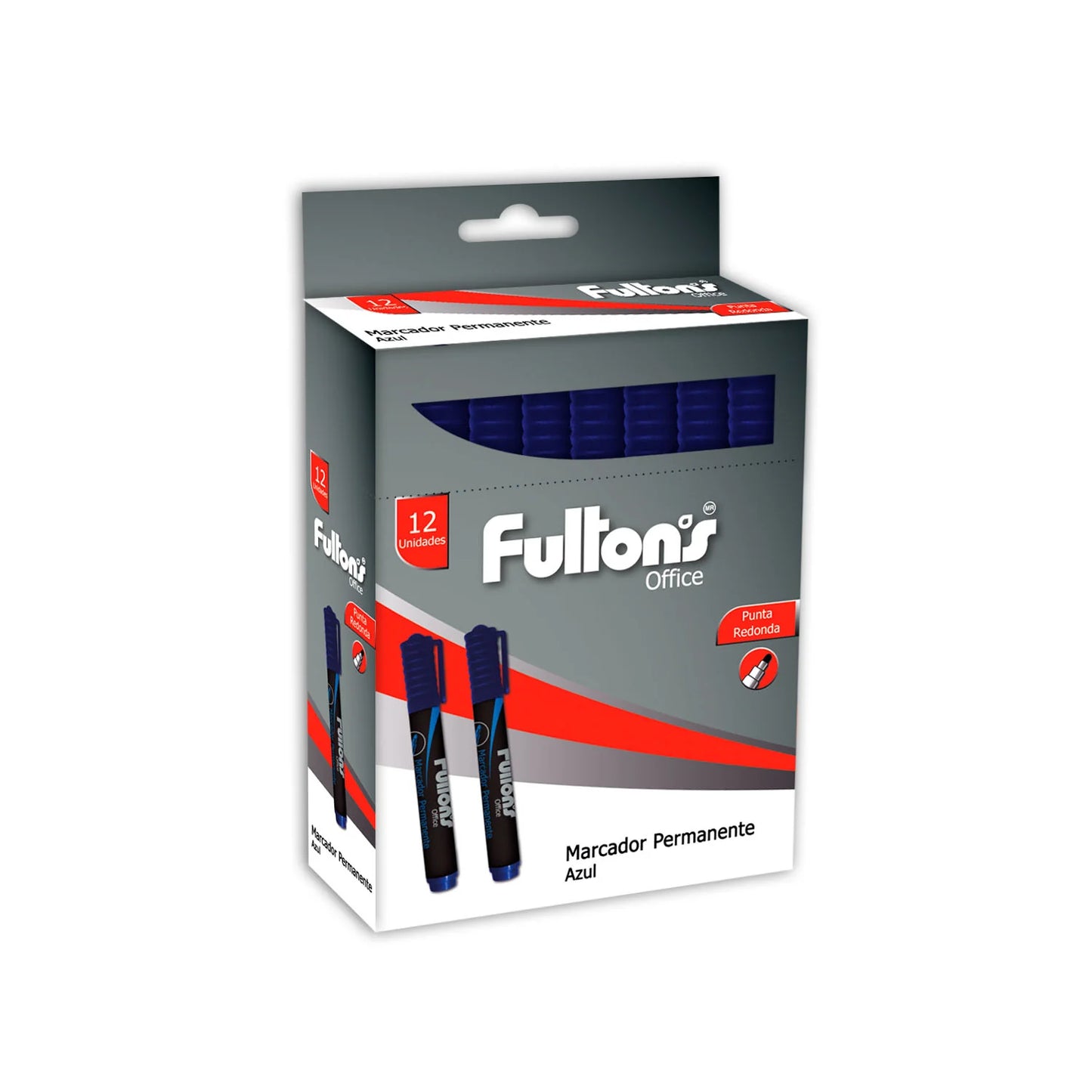 Plumones Permanentes Fultons x12